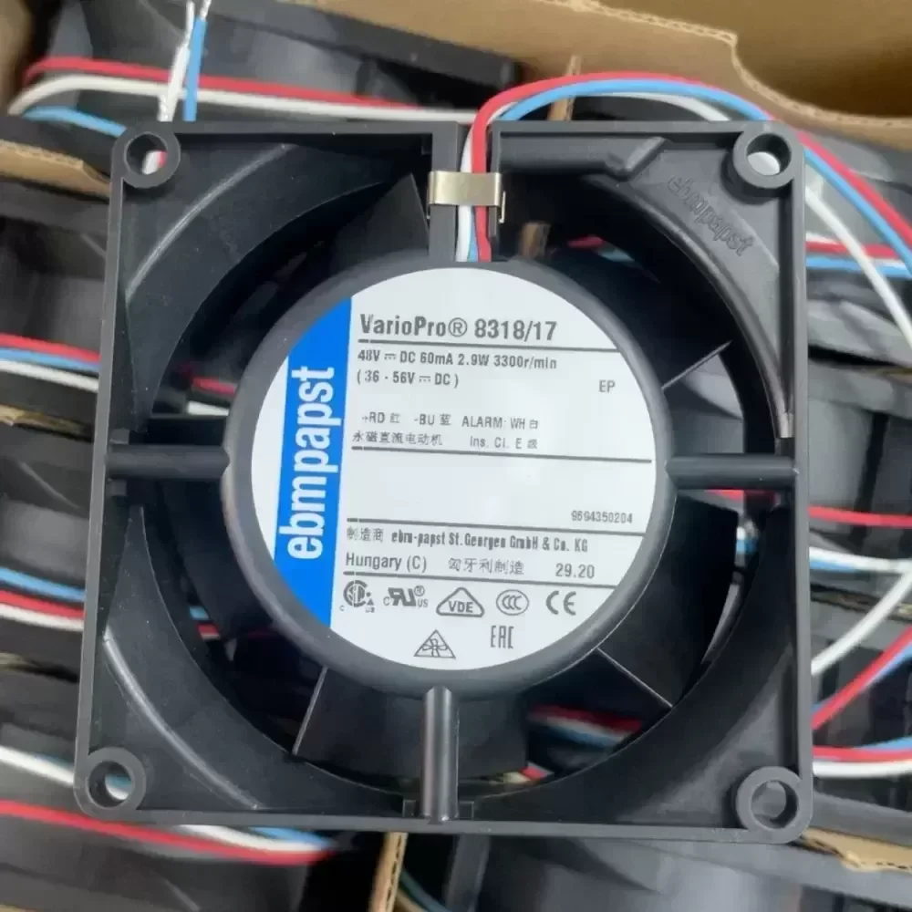 8318/17 ebmpapst DC48V fan