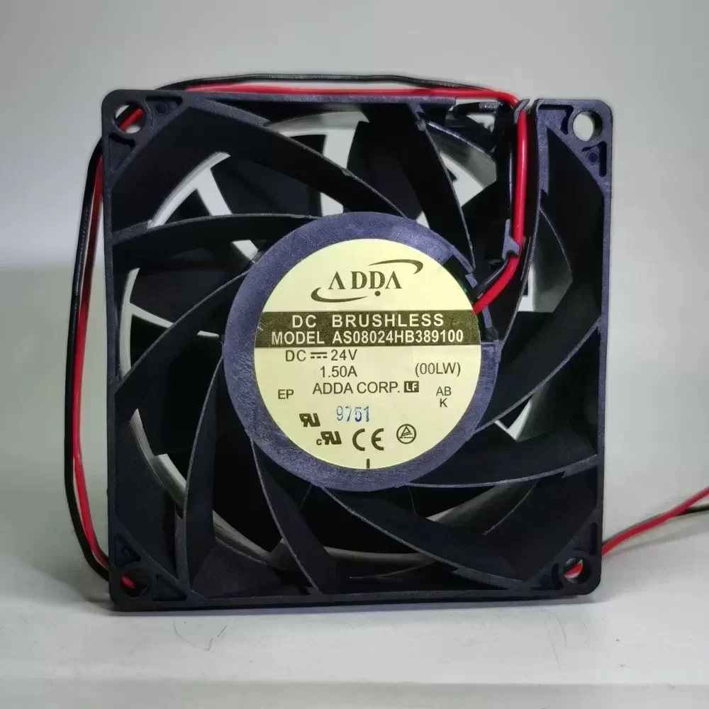 AS08024HB389100 ADDA 8038/24V fan
