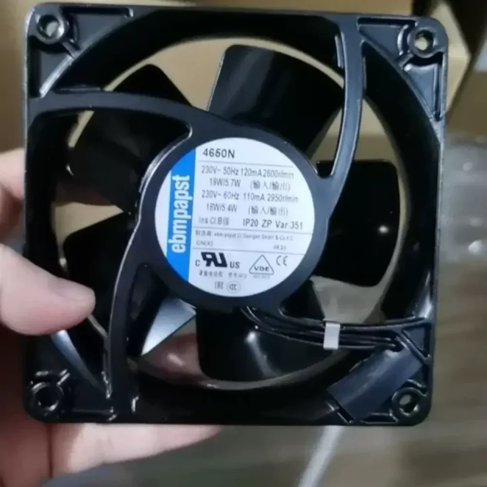 New EBM 4650N 12038/220V all-metal heat dissipation