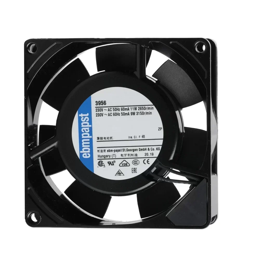 3956 ebmpapst Metal Axial Fan 230V 9cm 92x92x25mm