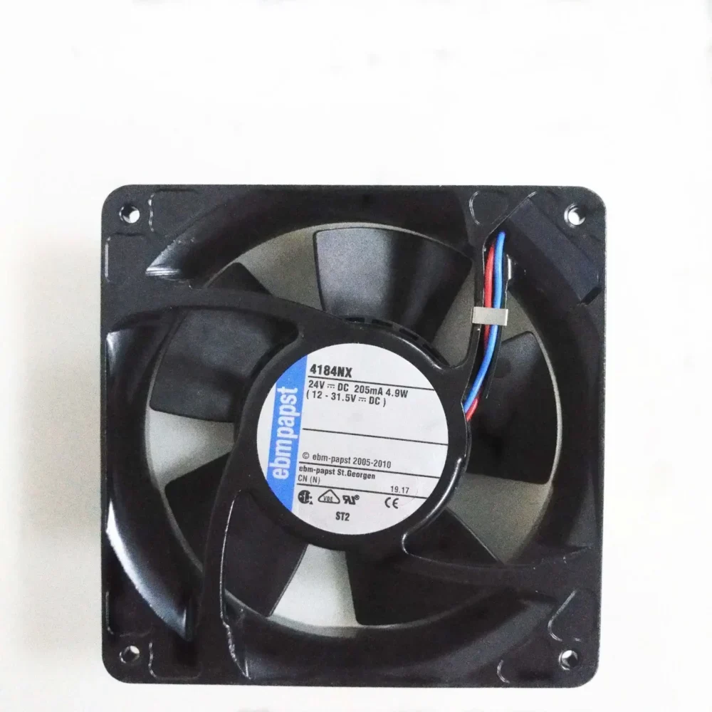 4184Nx ebmpapst Axial Compact Fan 24 V ebmpapst Type: 4184Nx 119 x 119 x 38 mm
