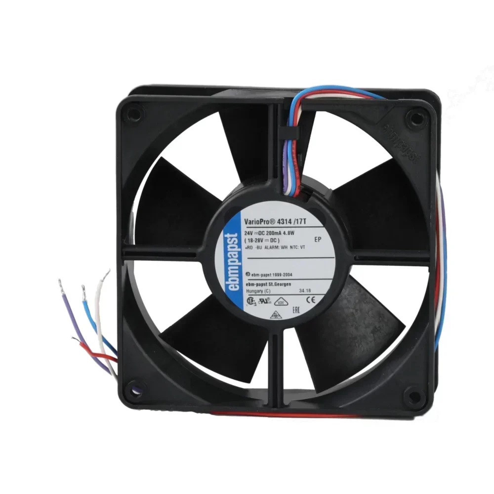 4314/17T ebmpapst Axial Fan ebmpapst Type: 4314/17T 24V 119x119x32mm