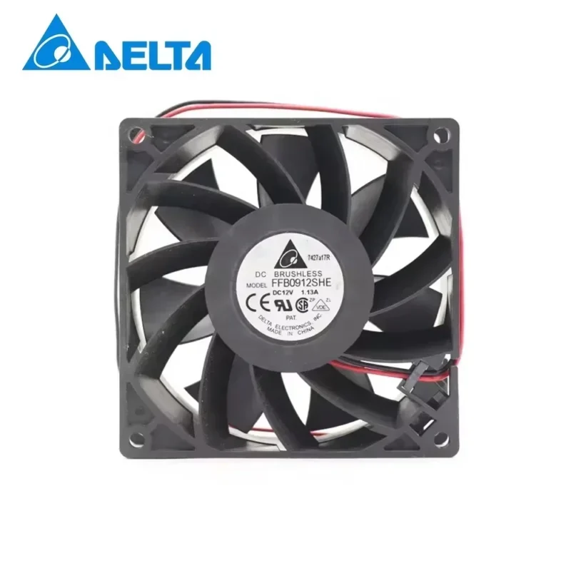 Delta FFB0912SHE 12V DC 2.28A 5000rpm 92x92x28mm 9228 9cm Server Large air Volume Axial Fan