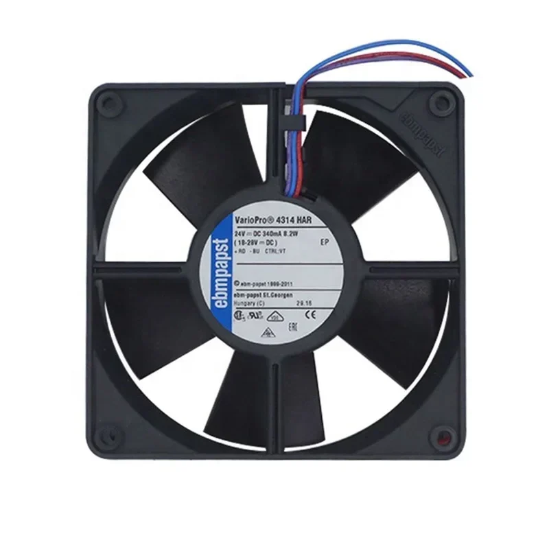 ebmpapst 4314HAR 24V DC 8.2w 4314 HVR 12032 12cm 120x120x32mm Printing Machine Speed Control Axial Fan