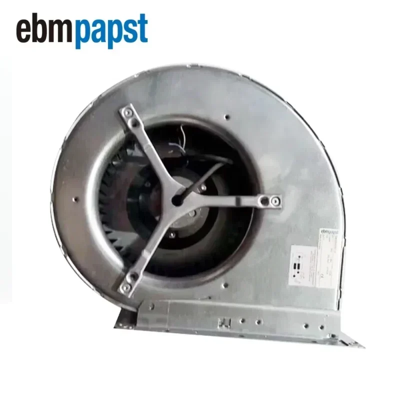 ebmpapst D4E225-CC01-21 220V AC 2.85A 620W 225mm 1100RPM Double Air Intake Blower Centrifugal Fan