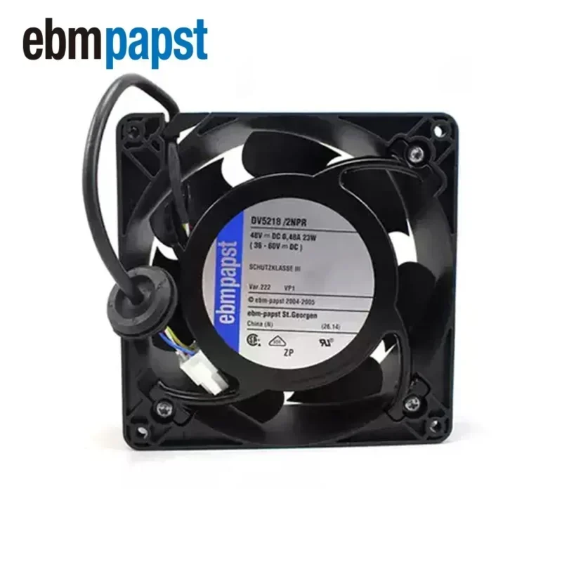 ebmpapst DV5218/2NPR 12738 127 x 127 x 38mm 48V DC 23W 0.48A 5000RPM KONE Elevator Vacon Axial Fan
