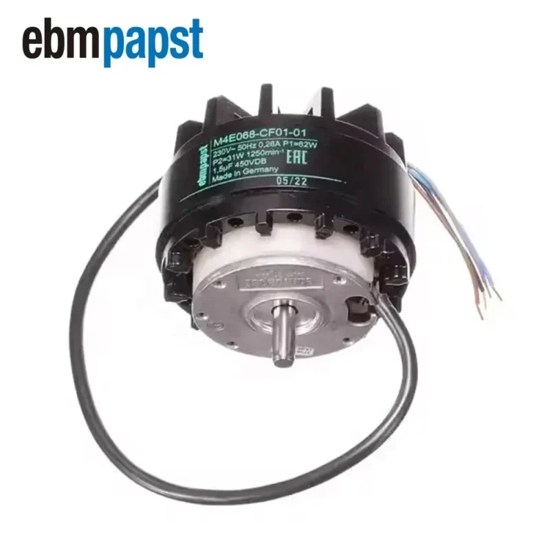 ebmpapst M4E068-CF01-39 230V 1250RPM 68W 0.33A IP44 Refrigeration Equipment Shaded Pole Motor Fan
