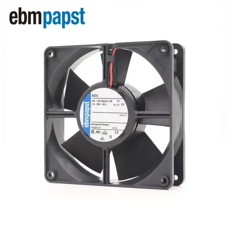 ebmpapst Multifan 4374-123 12032 120x120x32mm 24V DC 12CM 0.28A 6.8W 105.9CFM 3000RPM Axial Fan