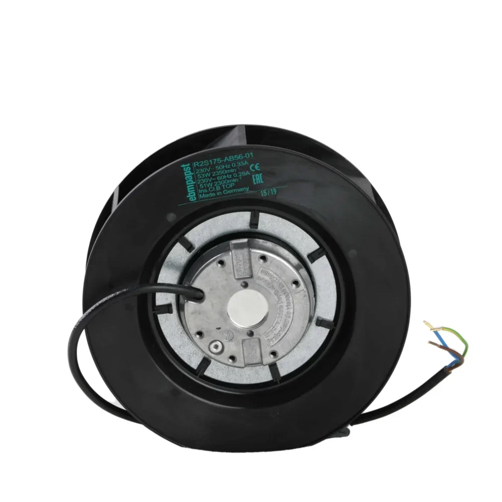 ebmpapst R2S175-AB56-01 Centrifugal Fan 175 mm 230V with Plastic Blades