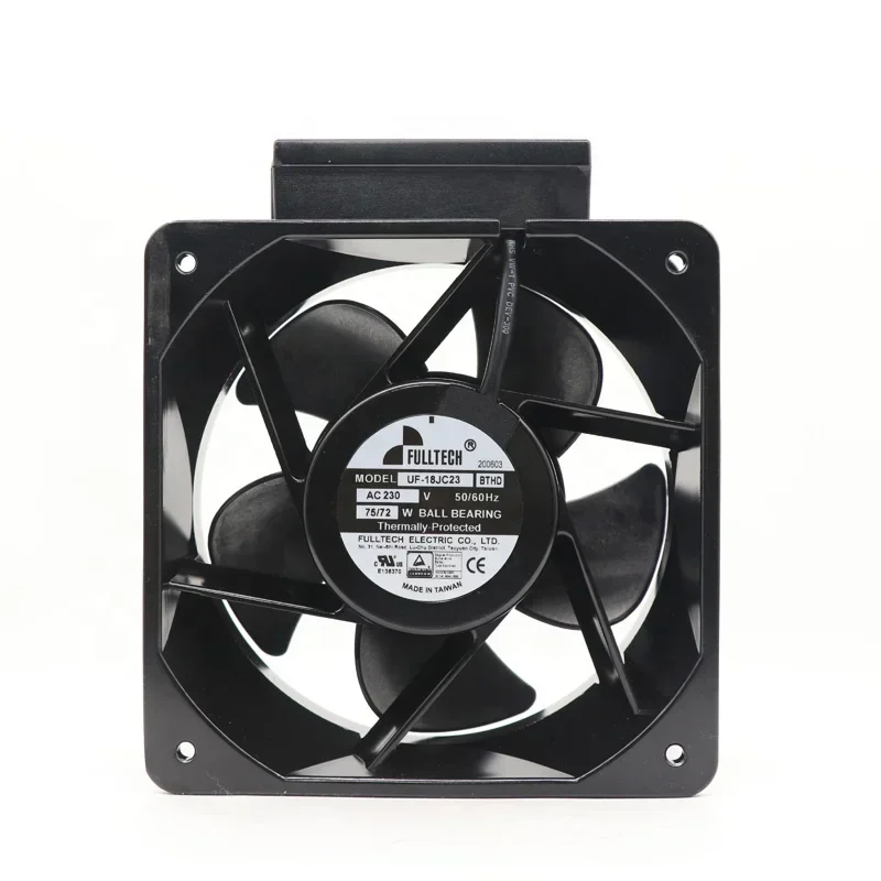 Fulltech UF-18JC23 BTHD 230V AC 72W 460 CFM 180x180x90mm 59dBA UPS Power Supply Metal Housing Axial Fans