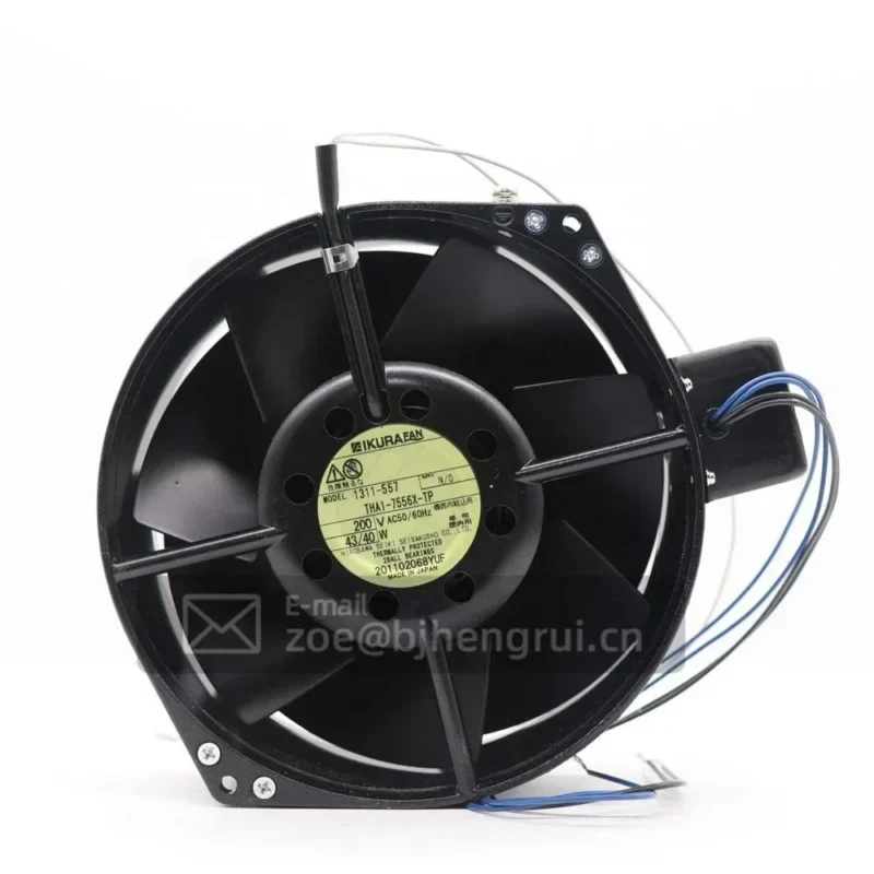 IKURA THA1-7556x-TP N/O 200V AC 43/40W 170x150x55mm Sensor Driver Industrial Axial Fan
