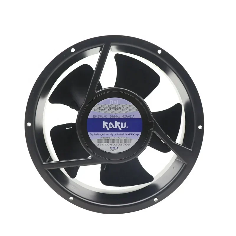 KAKU KA2208HA-2 220V 240V AC 49/64W 0.29A 222x80mm 545CFM 2600RPM Axial Fan
