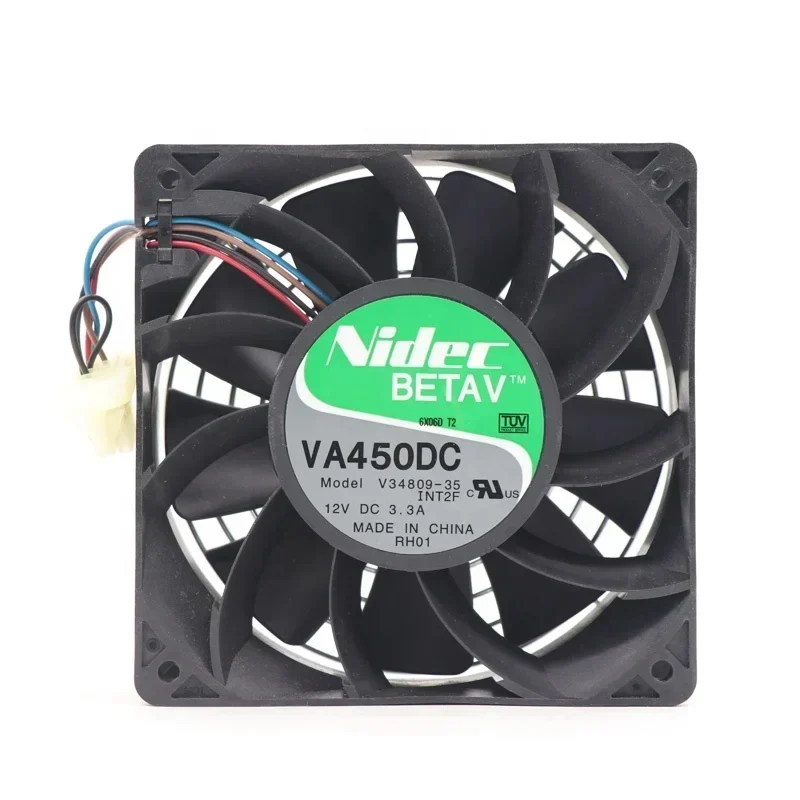 Nedic VA450DC V34809-35 12038 120x120x38mm 12cm 12V DC 3.5A 39.6W 4500RPM PWM Violent Chassis CPU Axial Fan