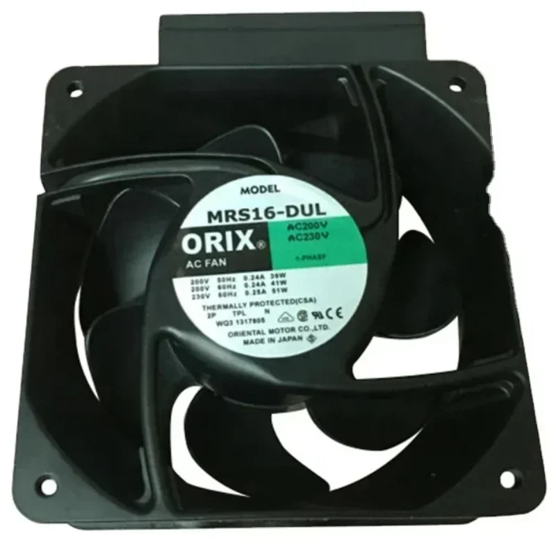 ORIx MRS16-DUL 200V 230V AC 39W/41W/51W 2800RPM 3300rpm Single-Phase Axial Fan for Fuji
