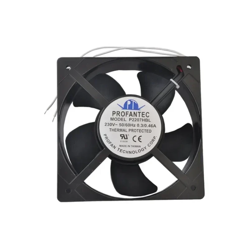 PROFANTEC P2207HBL 20572 205x205x72mm 220V AC 0.3A 63/95W 740CFM 3200RPM Axial Fan