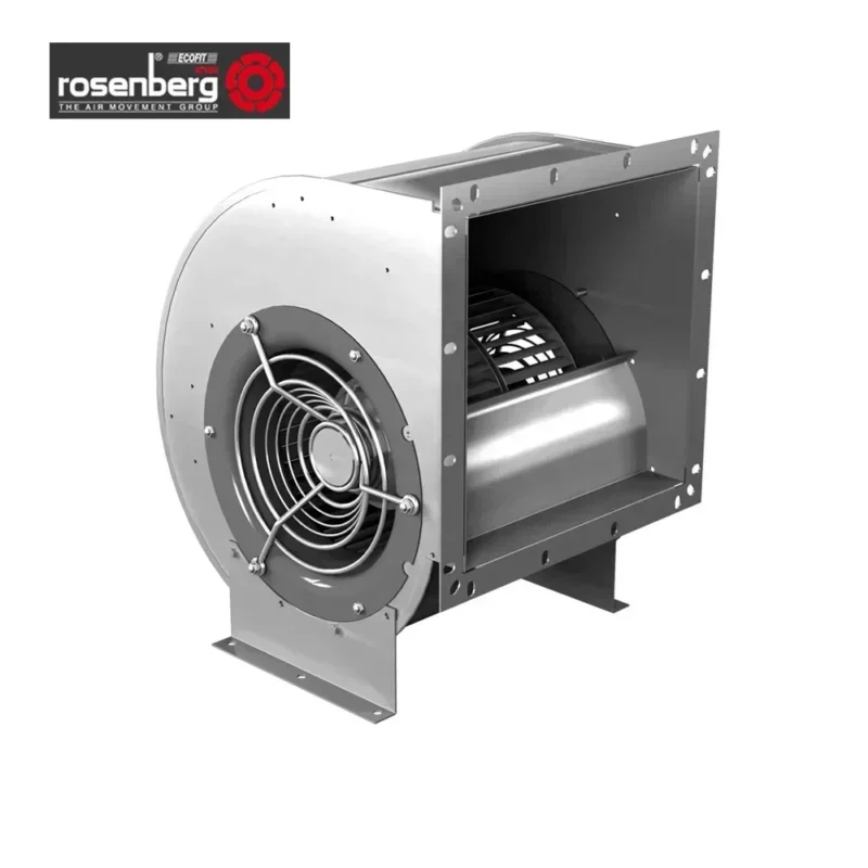 Rosenberg DRAD224-4B 380V AC 1000W 1.95A 1287RPM 100Pa IP54 Biological Safety Blower Centrifugal Fan