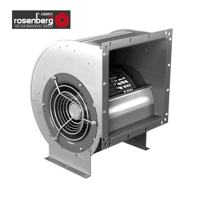 Rosenberg DZAE9/9-4L 230VAC 1.1KW 4.1A 1050RPM Double Inlet IP54 Biological Safety Blower Centrifugal Fan
