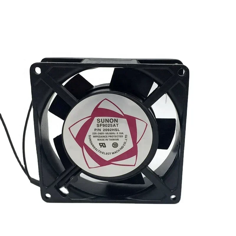 SF9025AT P/N2092HBL 220V AC 9225 92x92x25mm 9cm 17W 2650RPM 48m3/h Industrial Chassis Axial Flow Small Fan