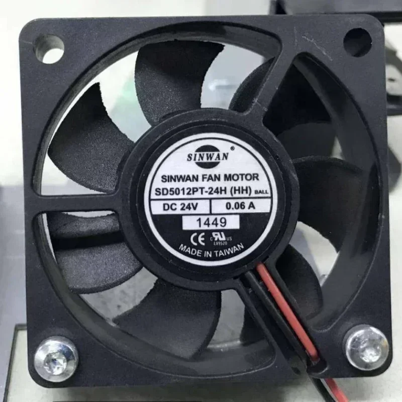 Sinwan SD5012PT-24H(HH) 50x50x10mm 24V DC 5010 5cm 1.5W 0.06A 5700RPM Axial Fan