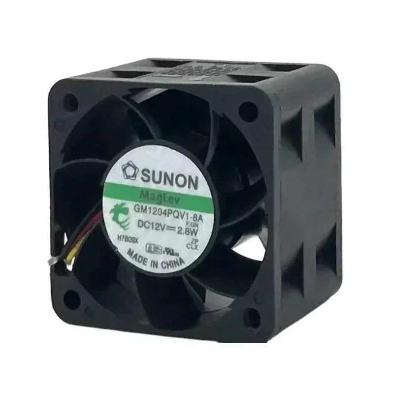 SUNON GM1204PQV1-8A 4cm 40x40x28mm 12V DC 2.8W 9200rpm High-speed Server Chassis Axial Fan