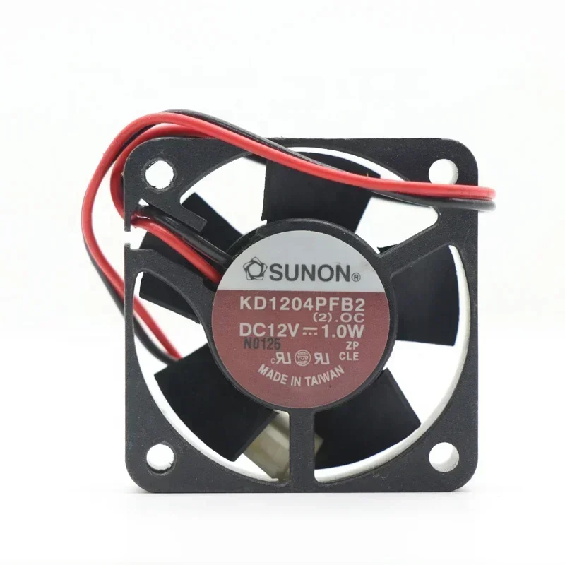 SUNON KD1204PFB2-8 12V DC 0.9W 40x40x10mm 4010 4cm 7000RPM Two-line Router Graphics Card Mini Axial Fan