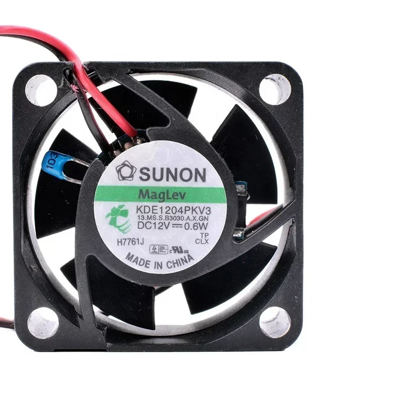 Sunon KDE1204PKV3 40x40x20 mm 3-pin 12V DC 0.4W 4020 4cm 6.3CFM 5200RPM KDE1204PKVx Laptop CPU Micro Axial Fan