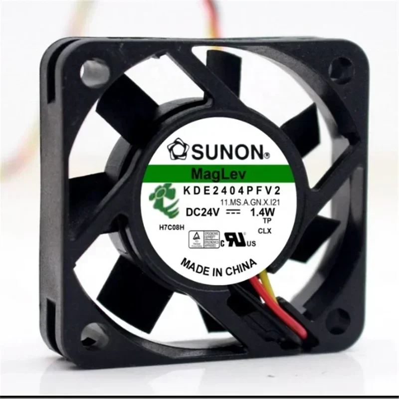 Sunon KDE2404PFV2 4010 40x40x10mm 4cm 24V DC 1.4W 0.06A 7CFM 5800RPM 2 Pin CPU Mini Axial Fan