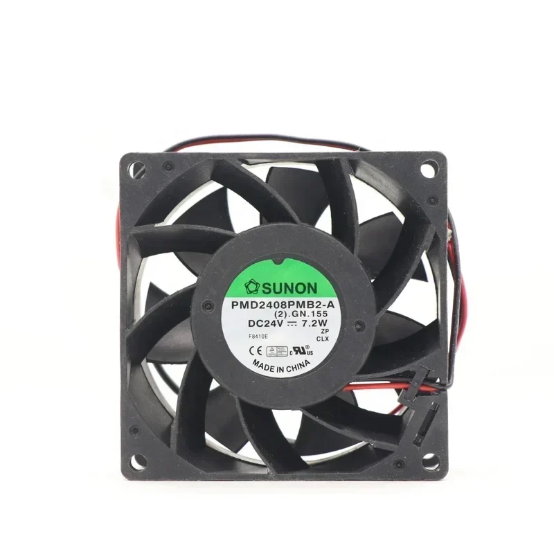 SUNON PMD2408PMB2-A 8CM 8038 80x80x38mm 24V DC 7.2W 5700rpm Schneider Axial Fan