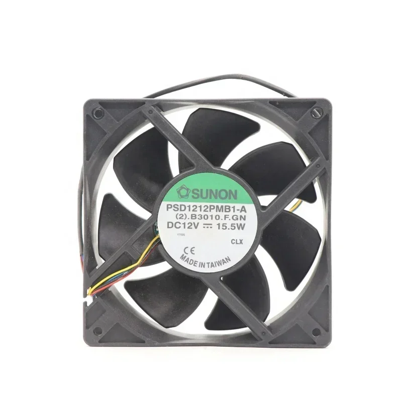 Sunon PSD1212PMB1-A 12038 12V DC 12cm Double 1.9A PWM Speed Regulating Violent Server Fan