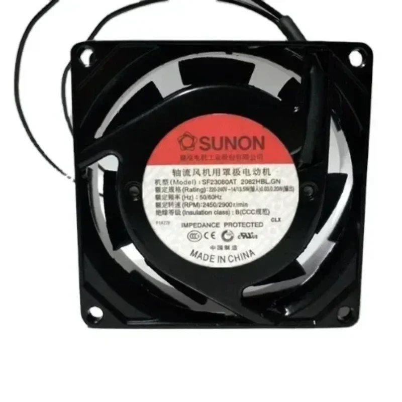 SUNON SF23080AT 2082HBL.GN SF23080A 2083HBL.GN 220V AC 14W 8025 70mA 18CFM 2500RPM Axial Fan