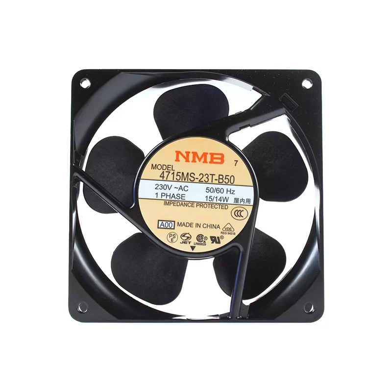 4715MS-23T-B50 NMB 120mm 230v 15/14W Axial Fans