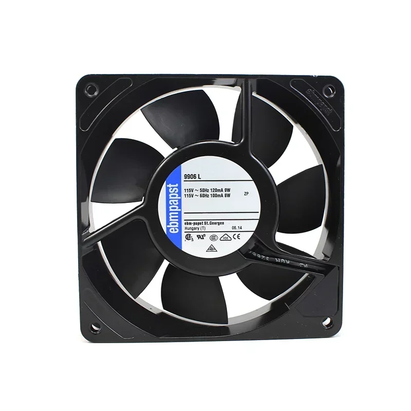 9906L ebmpapst 12025 115v 230v 120x120x25 Axial Fan