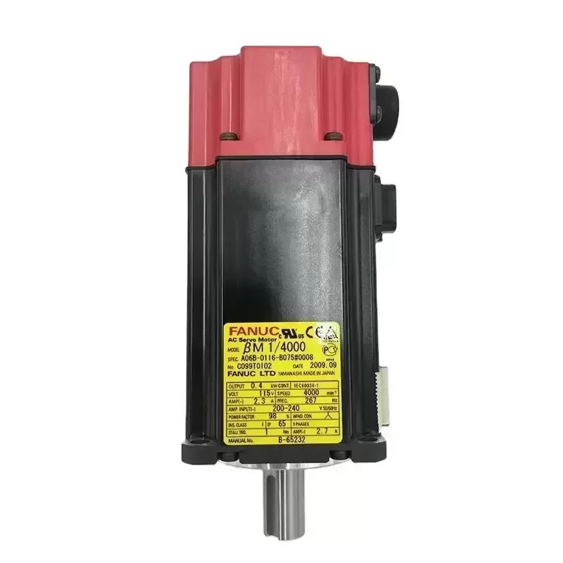 A06B-0116-B075#0008 FANUC A06B0116B0750008 AC Servo Motor