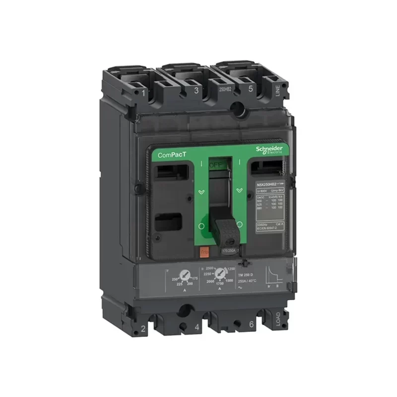C25F32D250 Circuit Breaker ComPacT NSX250F, 36kA/415VAC, 3 Poles MicroLogic 2.2 Trip Unit 250A