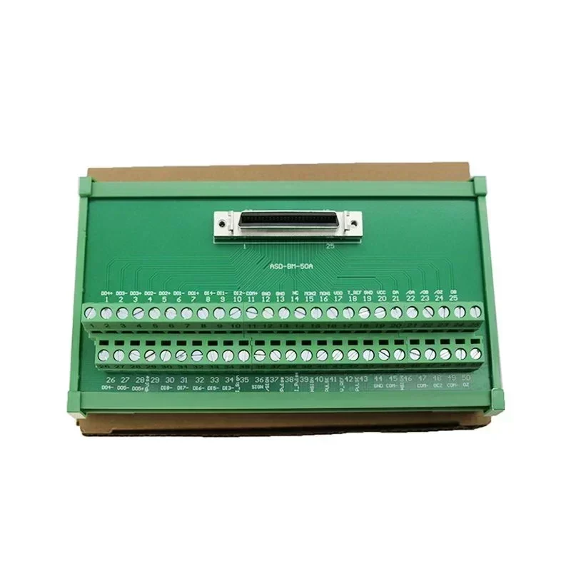 Delta A2 Series ASD-BM-50A Servo Drive CN1 Interface with External Terminal Block and 0.5M Wire for Automotive Applications