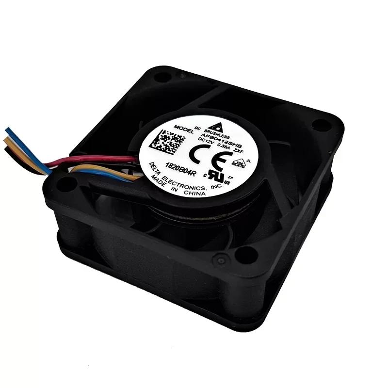 Delta AFB0412SHBZXF 12V Micro Square Dc Fan for Computer Cooling and Electronics Ventilation 4015mm 11000RPM