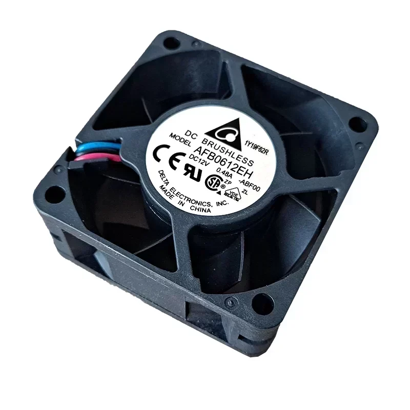 Delta AFB0612EH-ABF00 6800RPM Plastic Blade Roof 38.35CFM Farm Axial Fan 12V 0.48A DC