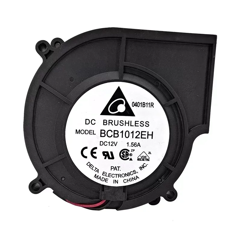 Delta BCB1012EH Power Blower Fan 12V Ball Bearing Axial Fans 1.56A 97x94x25 Plastic Blade