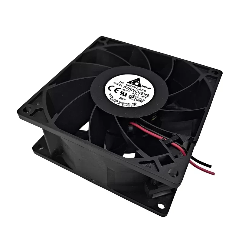Delta FFB0924EHE-XKX 24V DC Axial Fans 9238 Exaustor 4800RPM 110.18CFM Ball Bearing Plastic