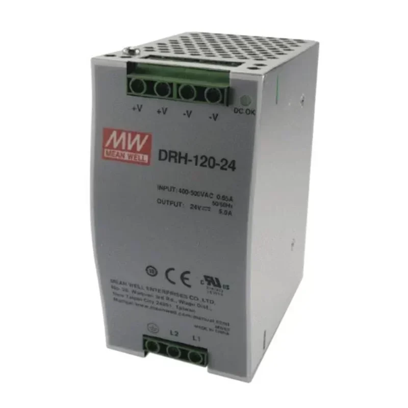 DRH-120-24 Single Output Mean Well 120W 24V Power Supply