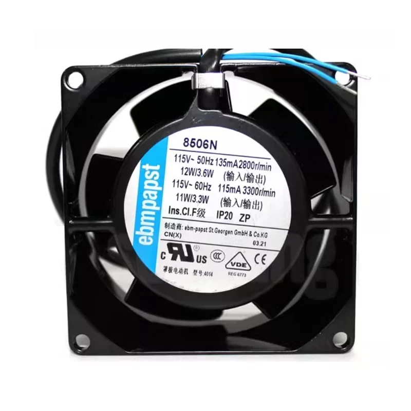 ebmpapst 8506N 115V 890RPM 11W Fan AC Axial fan