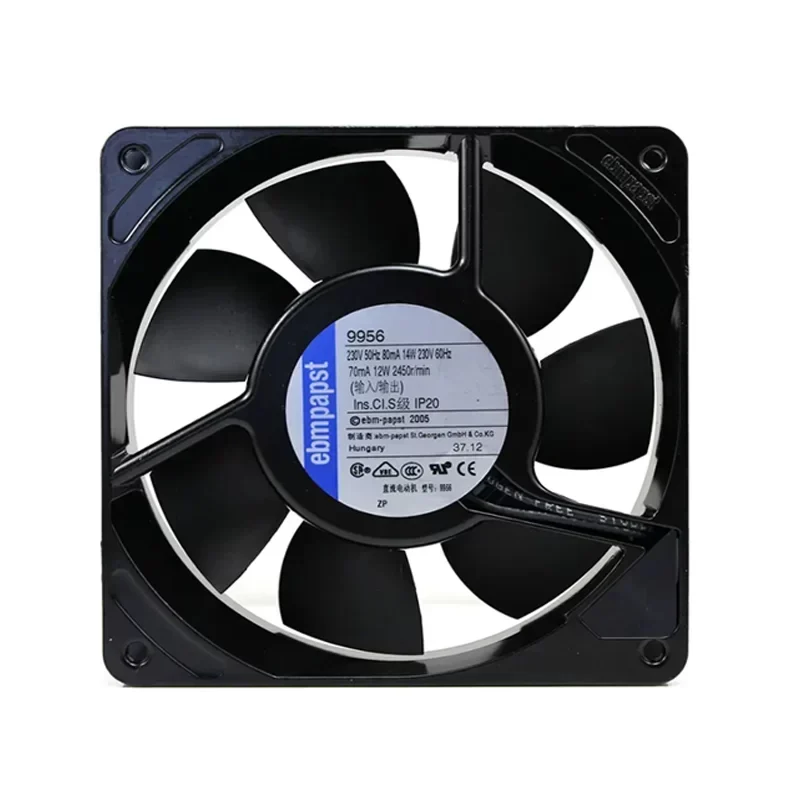 Ebmpapst 9956 350CFM 230V 2450RPM 14W AC Axial Compact Fan