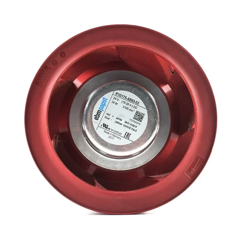 Ebmpapst R1G175-AB63-02 175mm 24V 34W Waterproof Centrifugal Fan