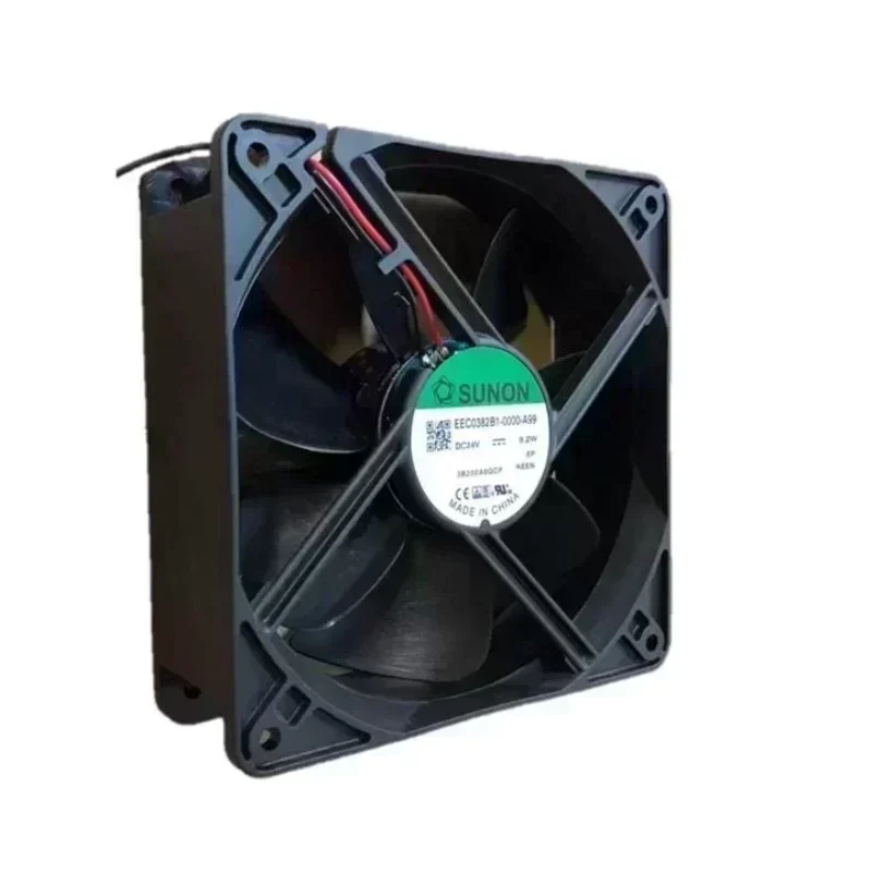 EEC0382B1-0000-A99 24VDC 383mA 9.2W Sunon DC Axial Ball Fan