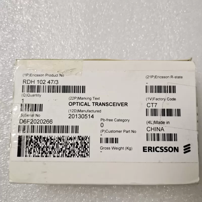Ericsson RDH 102 47/3 1000BASE-LX20 LCP-2488B4JDRM-E