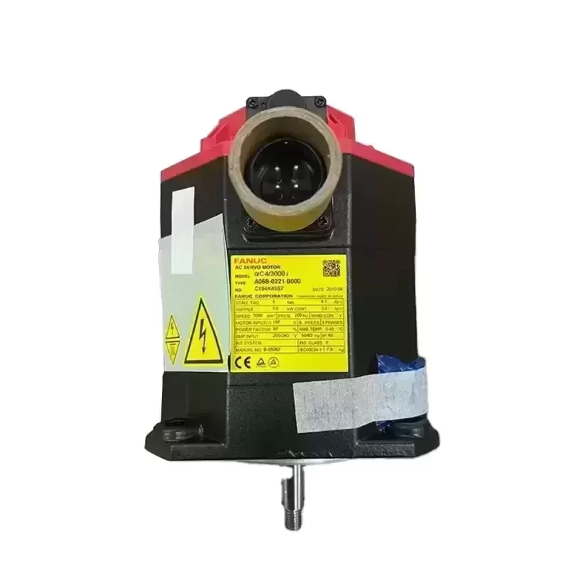 FANUC A06B-0221-B000 AC Servo Motor and Electrical Equipment