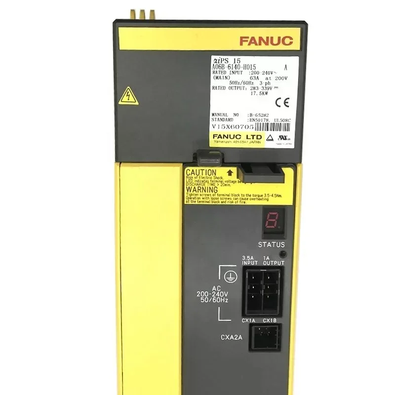 FANUC A06B-6140-H015 ALPHA I POWER SUPPLY MODULE MDL AiPS-15 Fanuc Power Drive