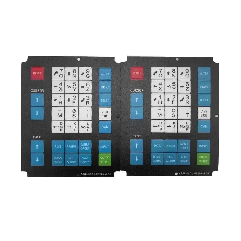 FANUC System Button Film A98L-0001-0518#M02 Screen Display Electrical Equipment