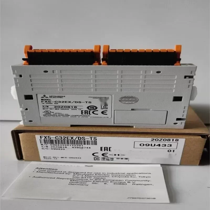 Mitsubishi FX5-C32EX/DS-TS 32-Point Extended Input Module Spring Clamp Terminal Block Type