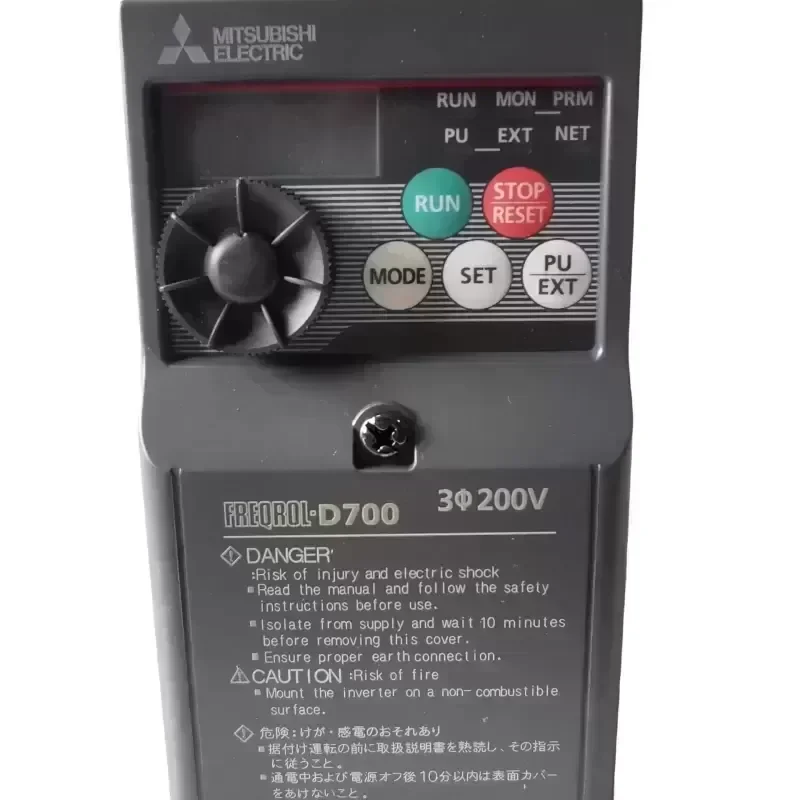 Mitsubishi Inverter FR-E720-0.1K Japanese Power Supply